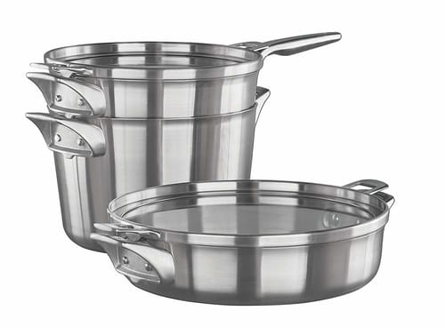 Calphalon Premier Space Saving Nonstick Supper Club Cookware Set 