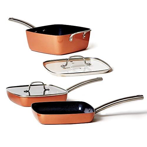 Red Copper Pan  Original Ceramic Non-Stick Red Copper Pan – BulbHead  International